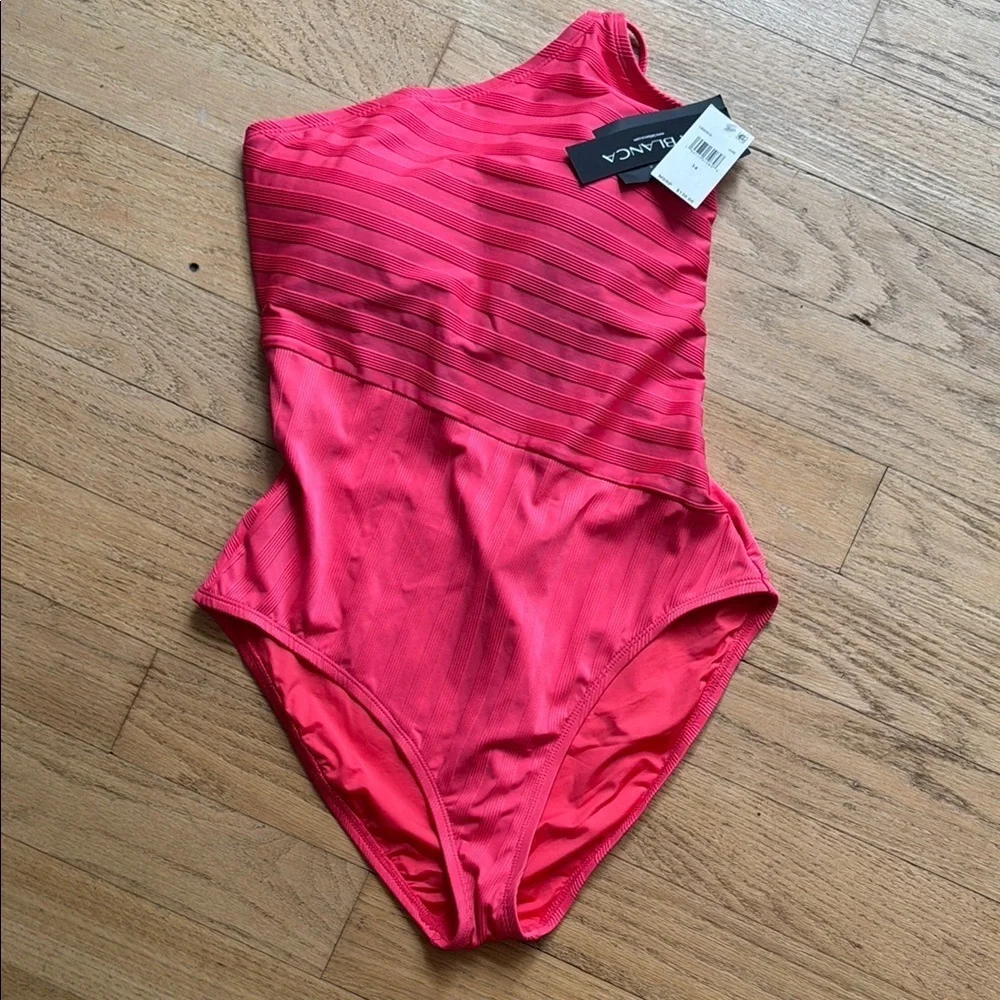 La Blanca one piece swimsuit size 14 NWT